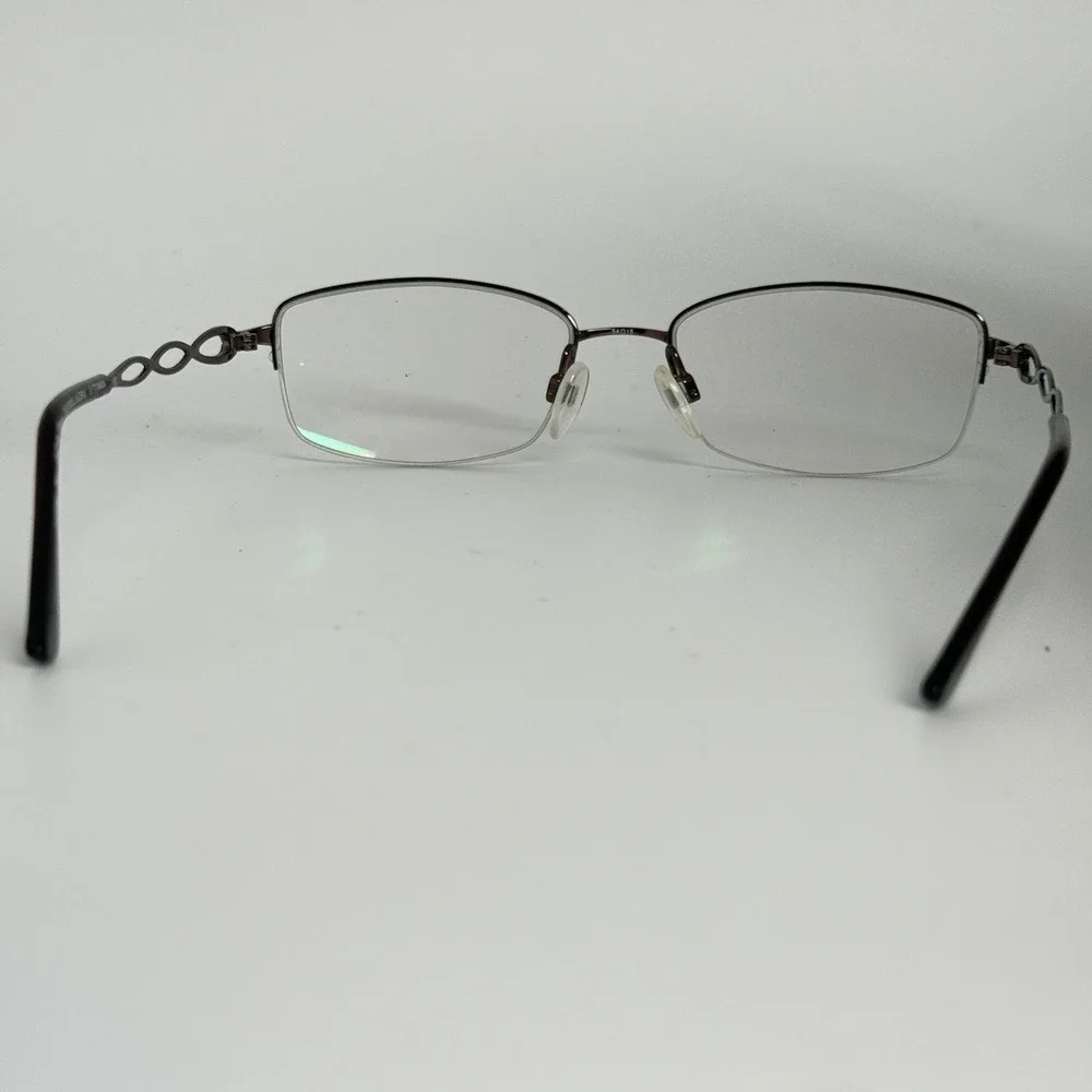 Charmant CH29204 BU‎ Beta Titanium Eyeglasses Frames Purple 54-18-135 Half Rim